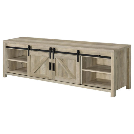 Madra Rectangular TV Console with 2 Sliding Doors by Coaster at Eve Furniture