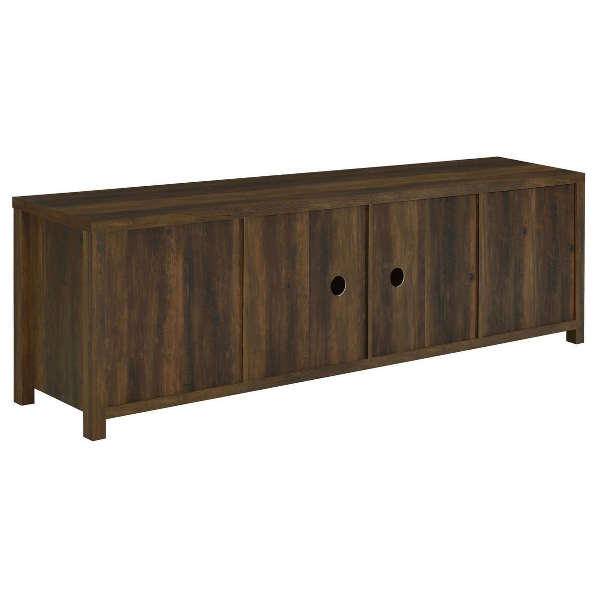 Madra Rectangular TV Console with 2 Sliding Doors by Coaster at Eve Furniture