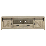 Madra Rectangular TV Console with 2 Sliding Doors by Coaster at Eve Furniture