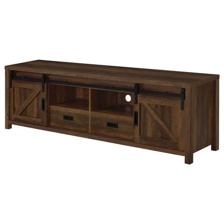 Madra Rectangular TV Console with 2 Sliding Doors by Coaster at Eve Furniture