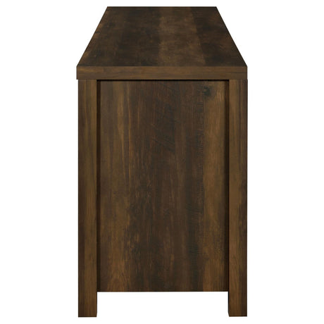 Madra Rectangular TV Console with 2 Sliding Doors by Coaster at Eve Furniture