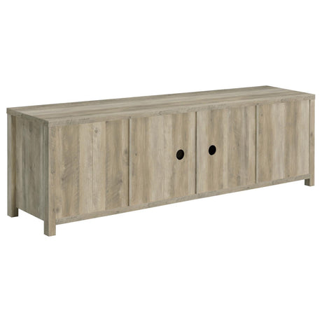 Madra Rectangular TV Console with 2 Sliding Doors by Coaster at Eve Furniture