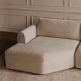 Madrid Beige Left Sectional by MOES at Eve Furniture