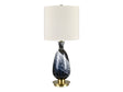 Madrid Blue/Gold Table Lamp by Crestview at Eve Furniture