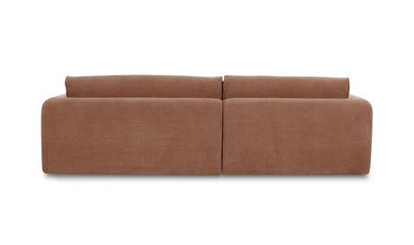 Madrid Sectional Heritage Pink by Moe's Home at Eve Furniture