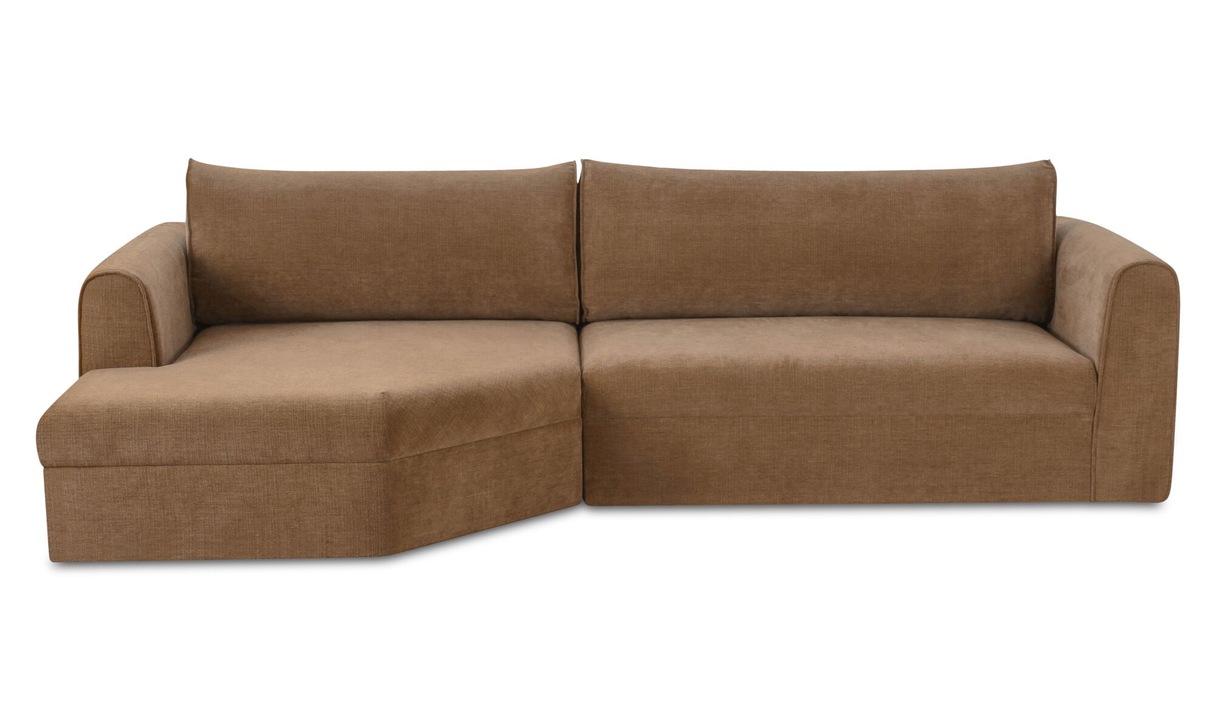 Madrid Sectional Heritage Taupe by Moe's Home at Eve Furniture