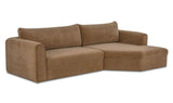 Madrid Sectional Heritage Taupe by Moe's Home at Eve Furniture