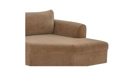 Madrid Sectional Heritage Taupe by Moe's Home at Eve Furniture
