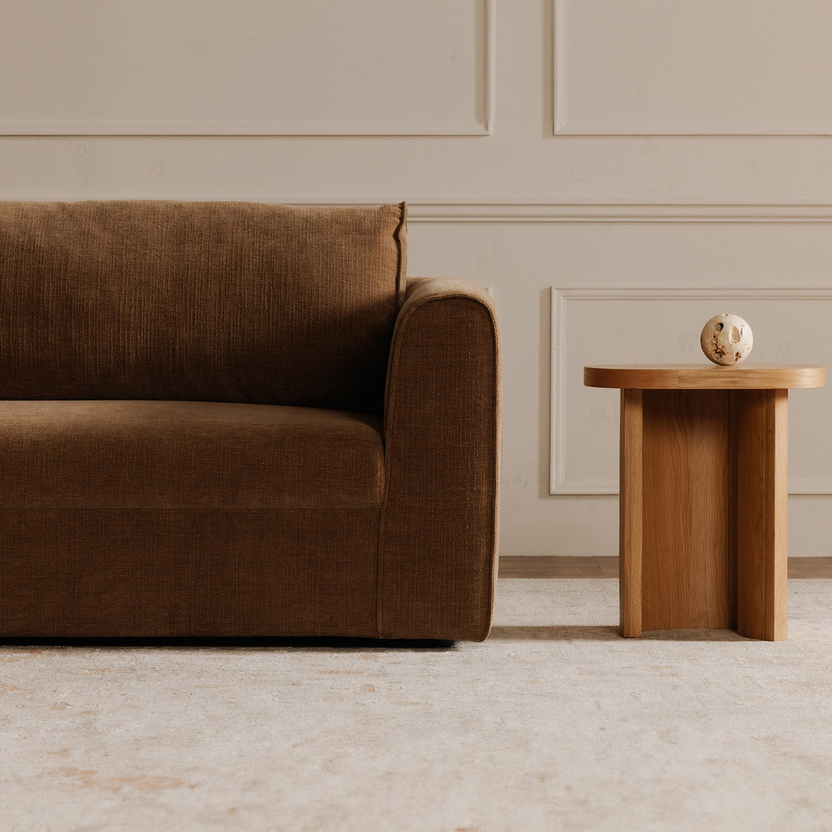 Madrid Taupe Left Sectional by Moe's Home at Eve Furniture