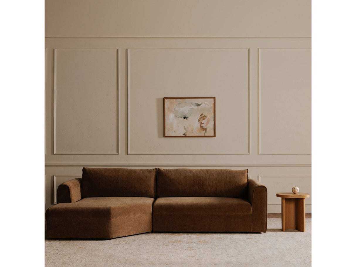 Madrid Taupe Left Sectional by Moe's Home at Eve Furniture