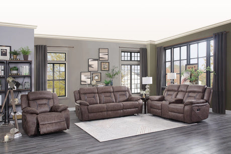 Madrona Reclining Chair by Homelegance at Eve Furniture