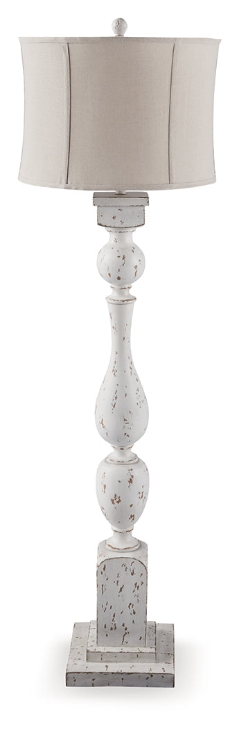 Madsbrook Antique White Floor Lamp by Ashley at Eve Furniture