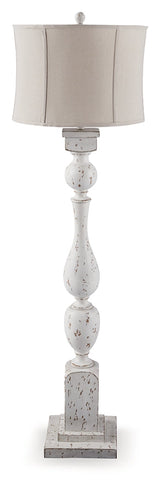 Madsbrook Antique White Floor Lamp by Ashley at Eve Furniture