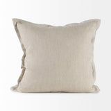 Mae Beige Fabric Decorative Pillow Cover by Mercana at Eve Furniture