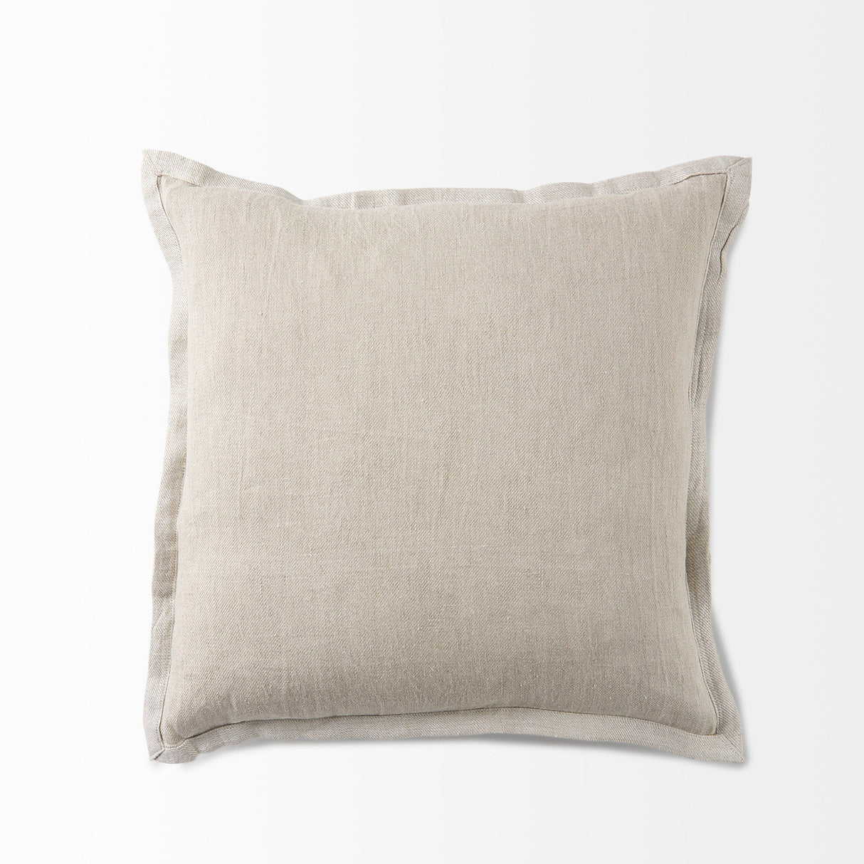 Mae Beige Fabric Decorative Pillow Cover by Mercana at Eve Furniture