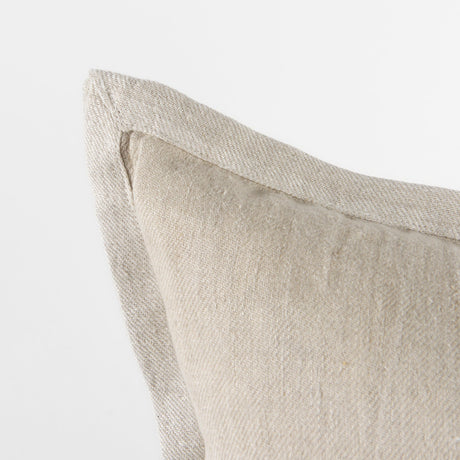 Mae Beige Fabric Decorative Pillow Cover by Mercana at Eve Furniture