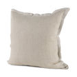 Mae Beige Fabric Decorative Pillow Cover by Mercana at Eve Furniture