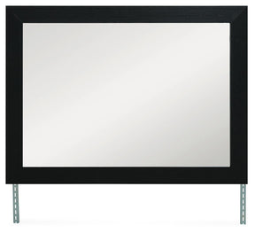 Maeling Black Bedroom Mirror by Ashley at Eve Furniture