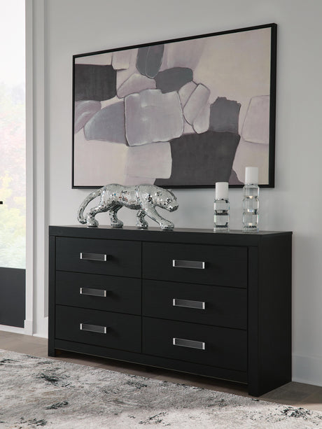 Maeling Black Dresser by Ashley at Eve Furniture