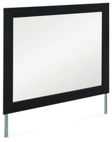 Maeling Black Upholstered Panel Bedroom Set by Ashley at Eve Furniture