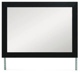 Maeling Black Upholstered Panel Bedroom Set by Ashley at Eve Furniture