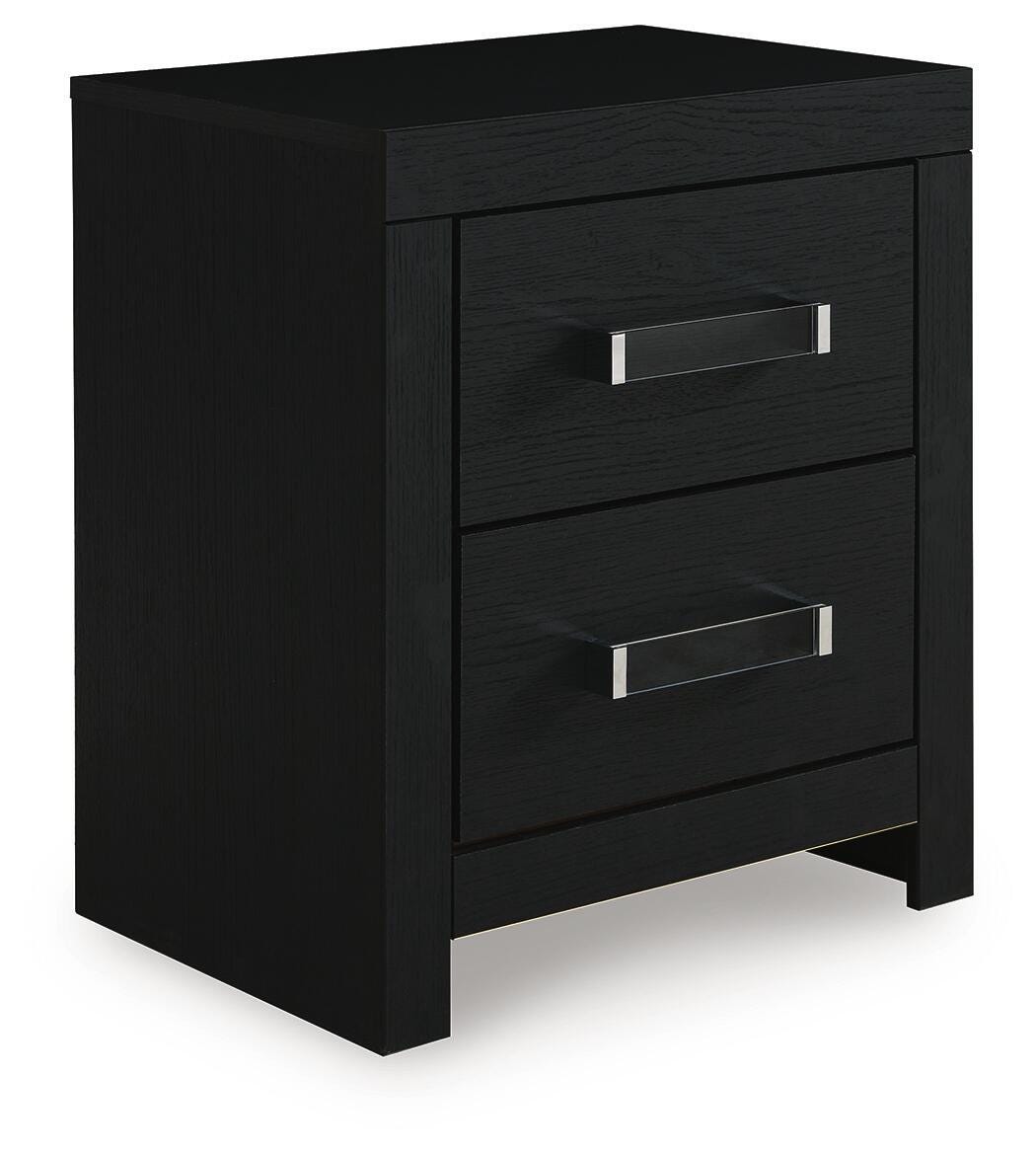Maeling Black Upholstered Youth Panel Bedroom Set by Ashley at Eve Furniture