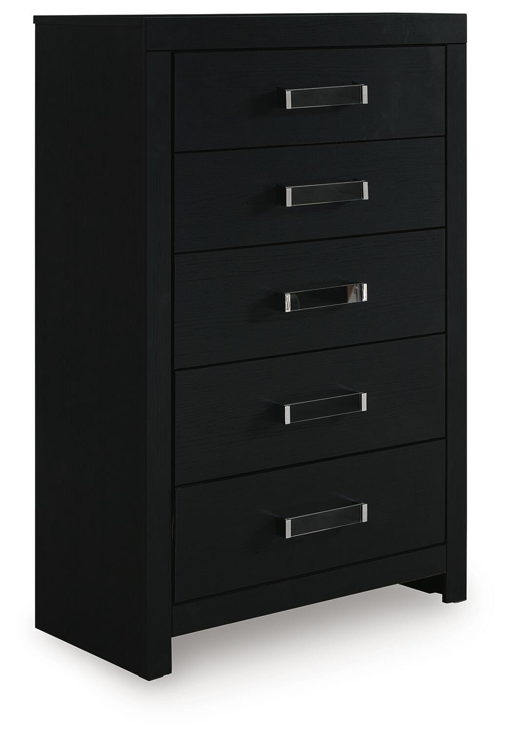 Maeling Black Upholstered Youth Panel Bedroom Set by Ashley at Eve Furniture