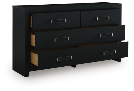 Maeling Black Upholstered Youth Panel Bedroom Set by Ashley at Eve Furniture