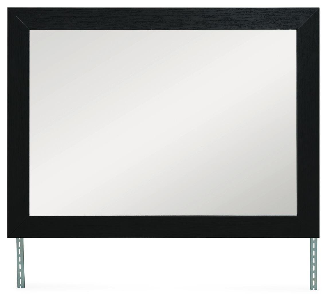 Maeling Black Upholstered Youth Panel Bedroom Set by Ashley at Eve Furniture