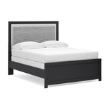 Maeling Black Upholstered Youth Panel Bedroom Set by Ashley at Eve Furniture
