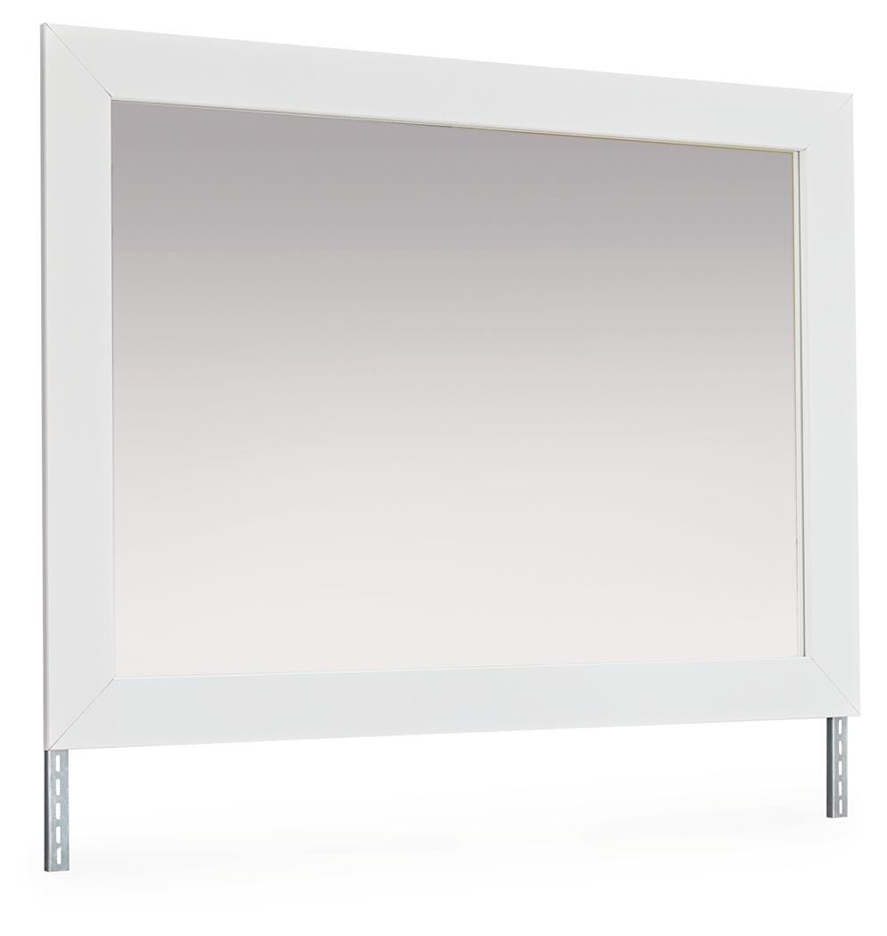 Maeling White Bedroom Mirror by Ashley at Eve Furniture