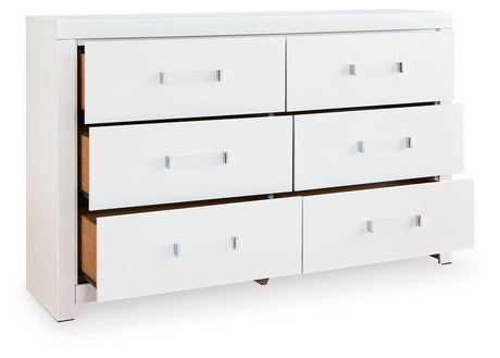 Maeling White Dresser by Ashley at Eve Furniture