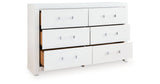 Maeling White Dresser by Ashley at Eve Furniture