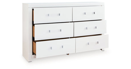 Maeling White Dresser by Ashley at Eve Furniture