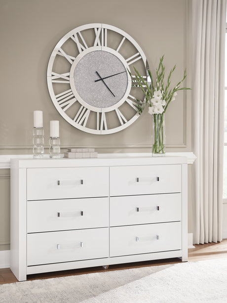 Maeling White Dresser by Ashley at Eve Furniture