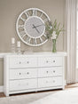 Maeling White Dresser by Ashley at Eve Furniture