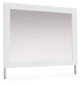 Maeling White Upholstered Panel Bedroom Set by Ashley at Eve Furniture