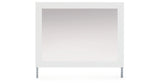 Maeling White Upholstered Panel Bedroom Set by Ashley at Eve Furniture