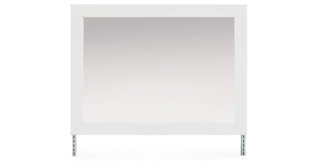 Maeling White Upholstered Panel Bedroom Set by Ashley at Eve Furniture