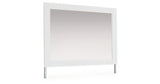 Maeling White Upholstered Panel Bedroom Set by Ashley at Eve Furniture
