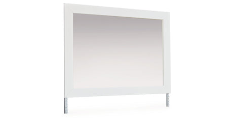 Maeling White Upholstered Panel Bedroom Set by Ashley at Eve Furniture