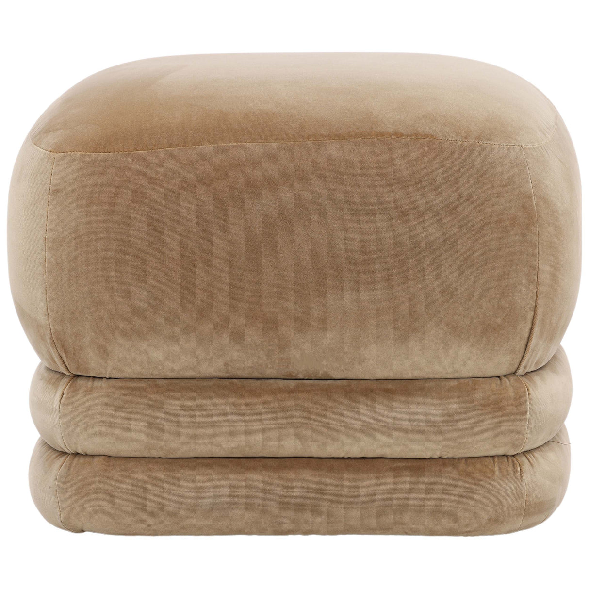 Maeva Ottoman, Hudson Camel by Dovetail at Eve Furniture