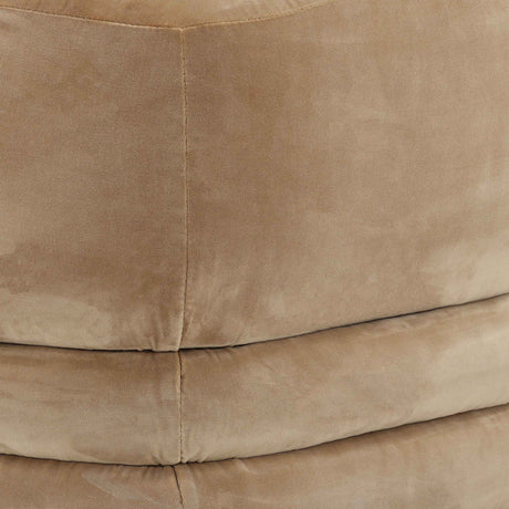 Maeva Ottoman, Hudson Camel by Dovetail at Eve Furniture
