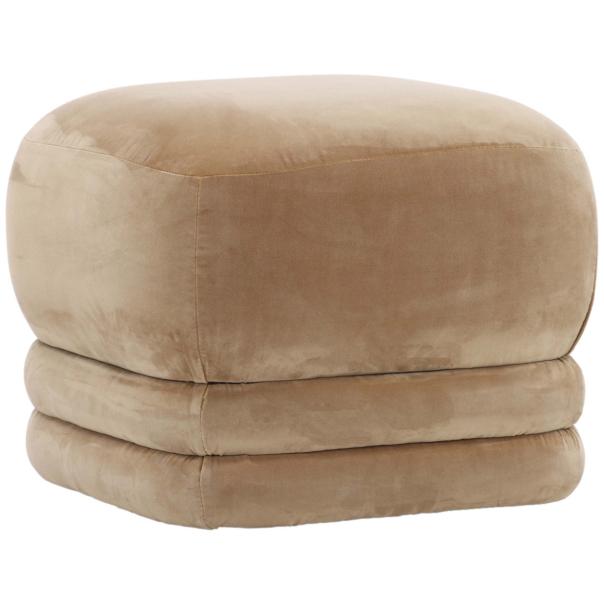 Maeva Ottoman, Hudson Camel by Dovetail at Eve Furniture