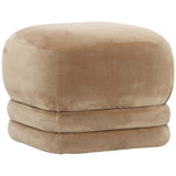 Maeva Ottoman, Hudson Camel by Dovetail at Eve Furniture