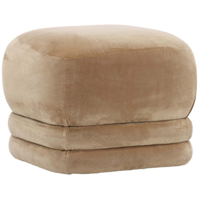 Maeva Ottoman, Hudson Camel by Dovetail at Eve Furniture