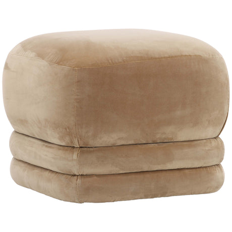 Maeva Ottoman, Hudson Camel by Dovetail at Eve Furniture