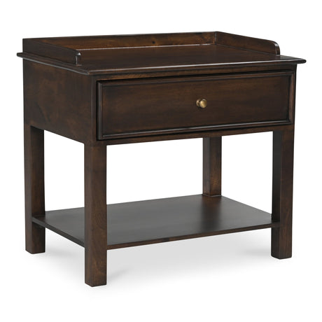 Maeve Dark Brown Nightstand by MOES at Eve Furniture