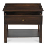 Maeve Dark Brown Nightstand by MOES at Eve Furniture