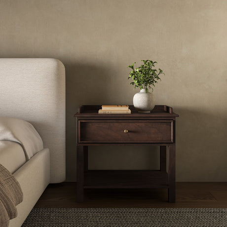 Maeve Dark Brown Nightstand by MOES at Eve Furniture